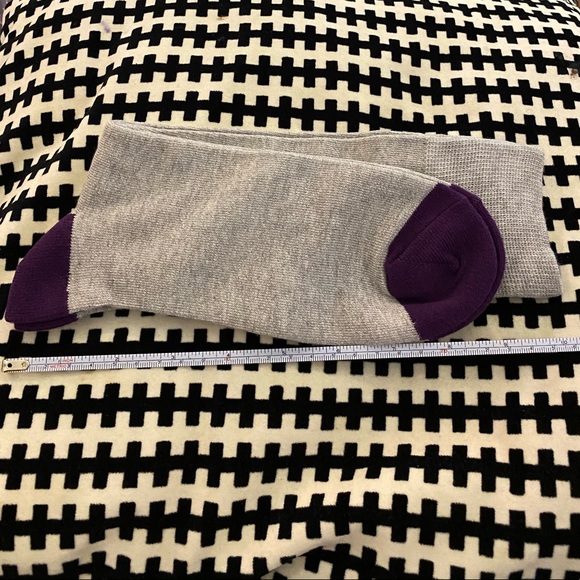 Unisex Grey Crew Athletic Boot Socks Women M Men L Basic Essential Casual Dress - Picture 3 of 14